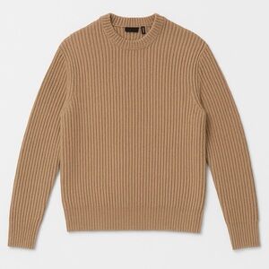 Theory Men's Tan Crewneck Sweater